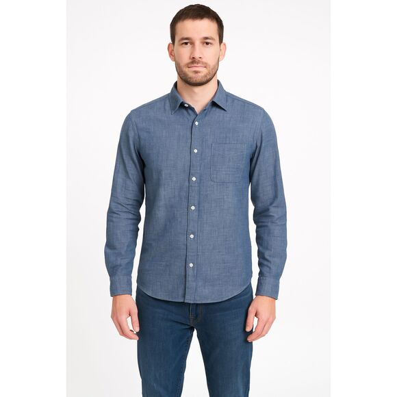 Ben Sherman Mens tailored slim fit button up top Size 16.5 34-35 casual preppy - Picture 1 of 10